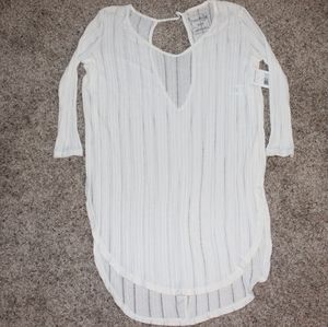 Free People Tunic Top with Waist Slit